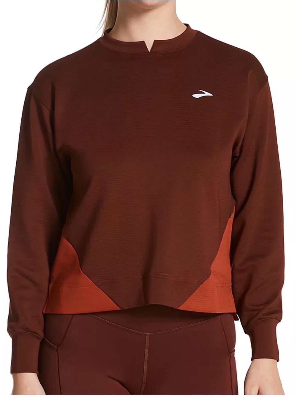 Brooks Run Within Lightweight Pocket Sweatshirt Sz M workout sporty